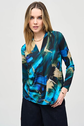 Blouses lange mouw multicolor Joseph Ribkoff