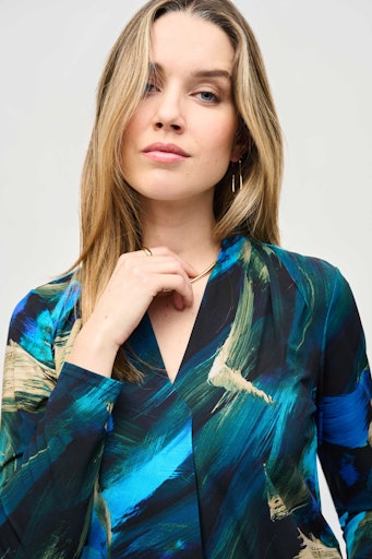 Blouses lange mouw multicolor Joseph Ribkoff