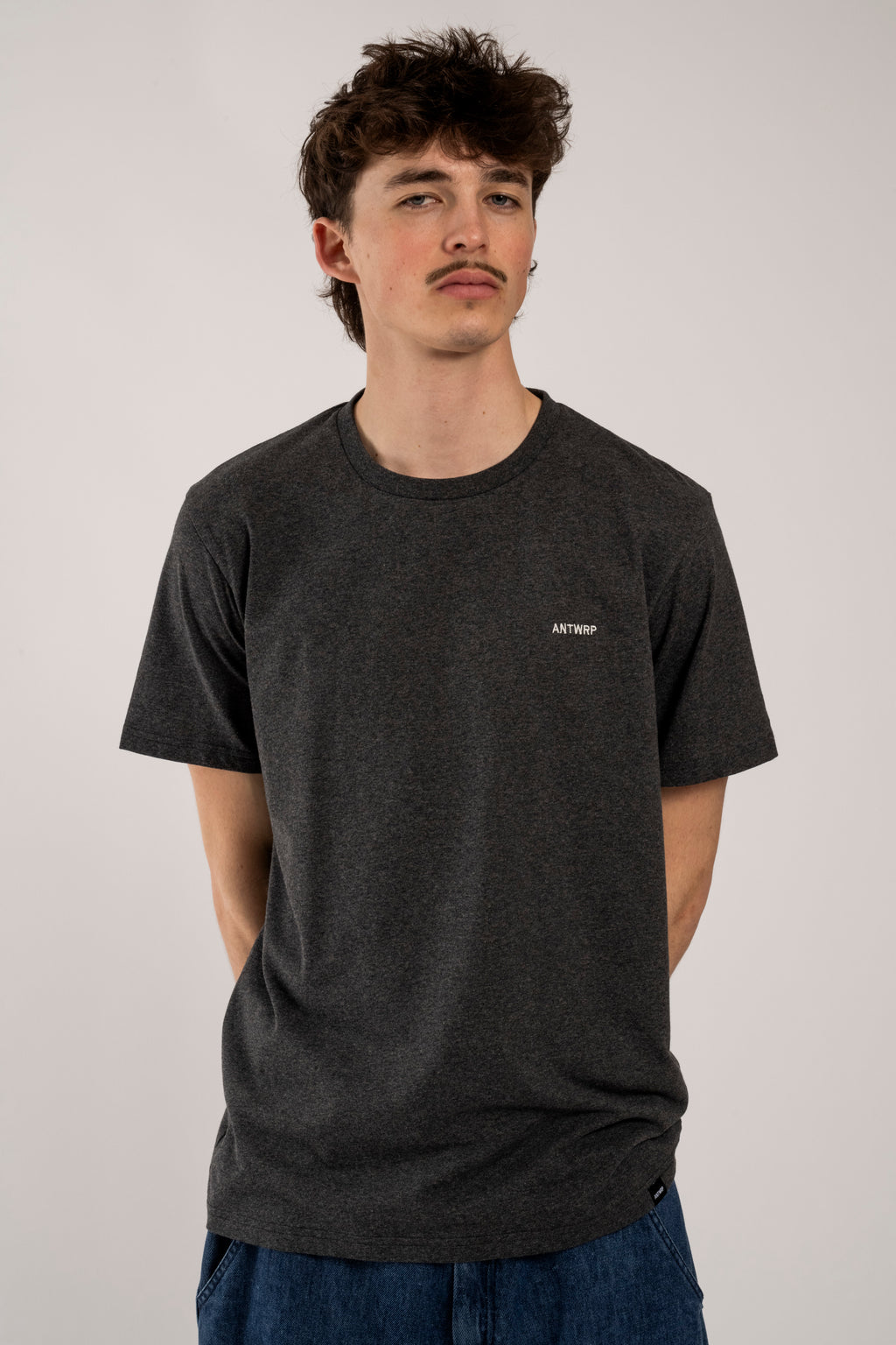 T-shirts korte mouw grijs ANTWRP