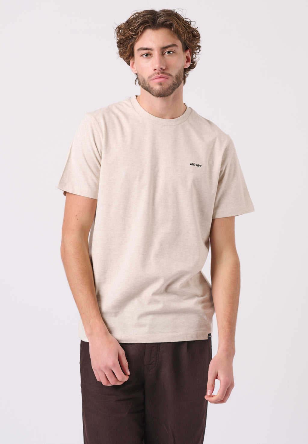 T-shirts korte mouw beige ANTWRP