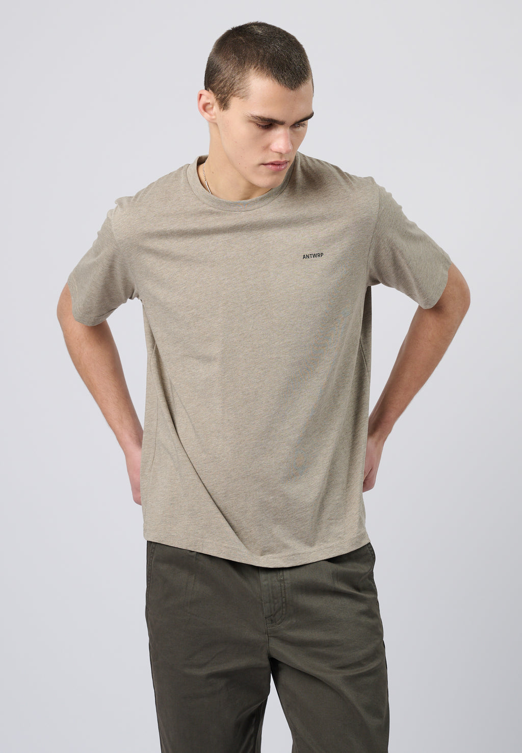 T-shirts korte mouw grijs ANTWRP