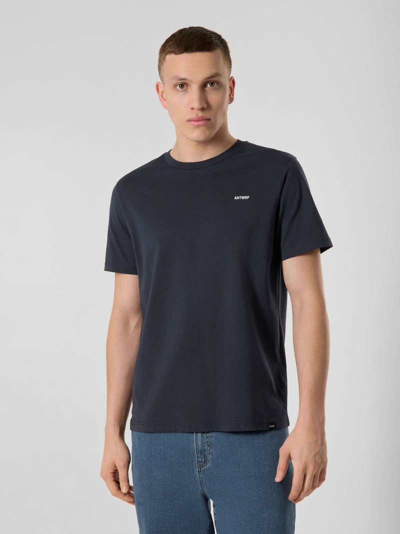 T-shirts korte mouw navy ANTWRP