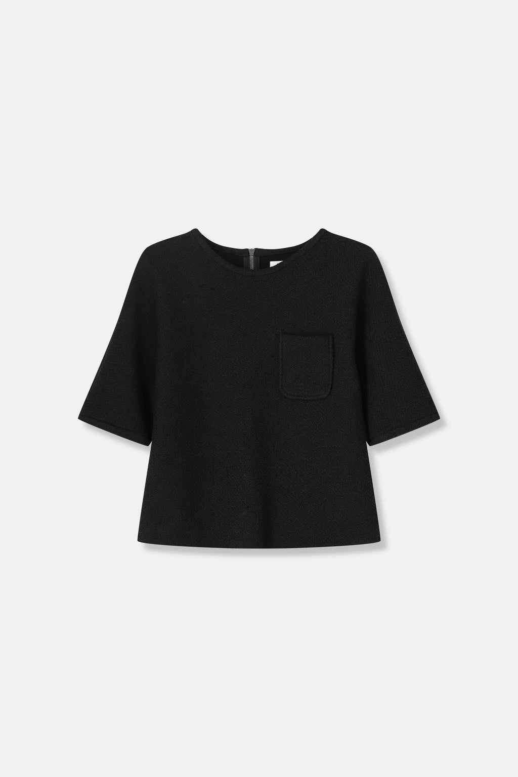 Blouses korte mouw zwart Gigue