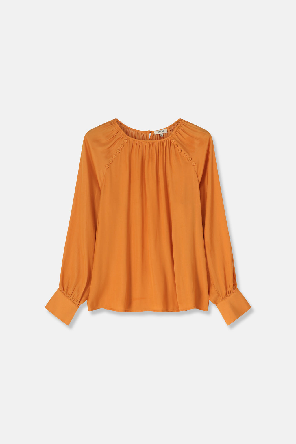 Blouses lange mouw oranje Gigue