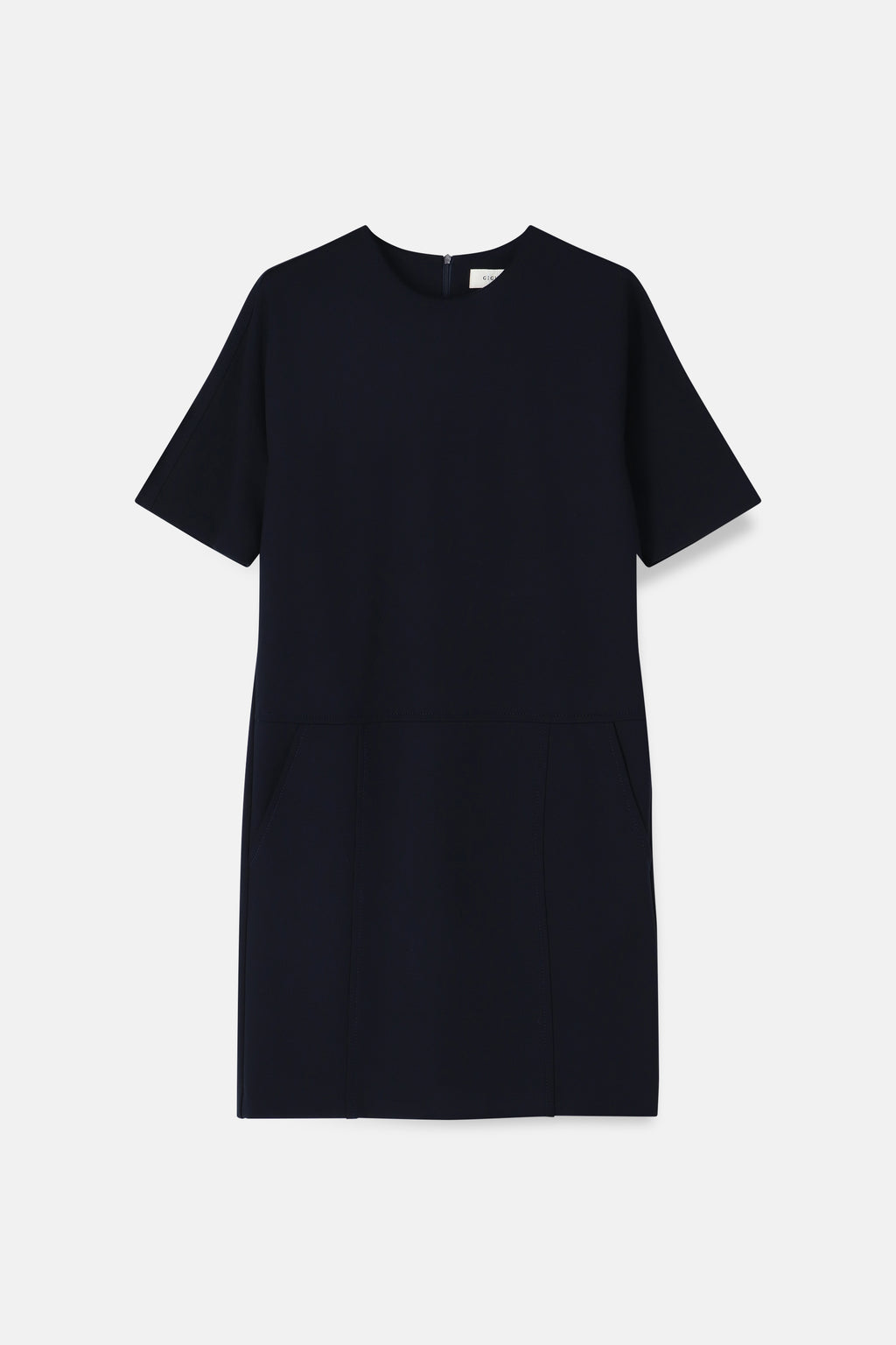 Jurken korte mouw navy Gigue