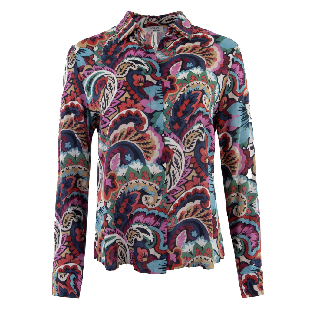 Blouses lange mouw multicolor Sommermann