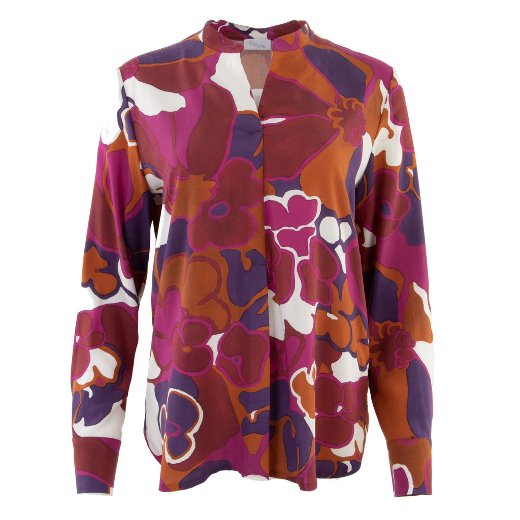 Blouses lange mouw multicolor Sommermann