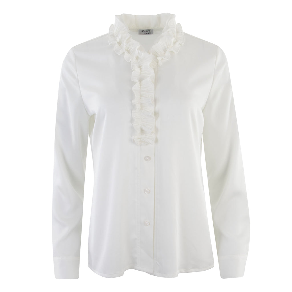 Blouses lange mouw beige Sommermann