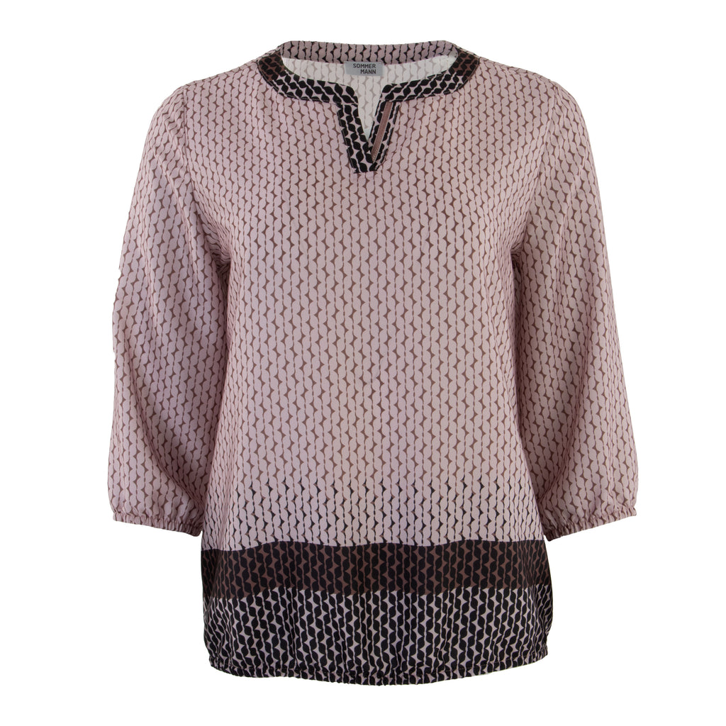 Blouses lange mouw roze Sommermann