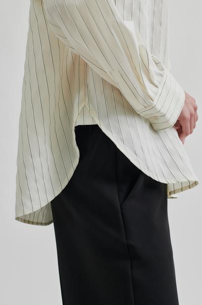 Blouses lange mouw beige Second Female