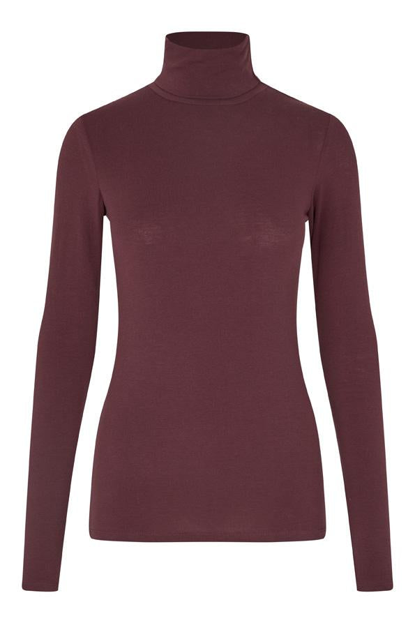 T-shirts lange mouw paars Second Female