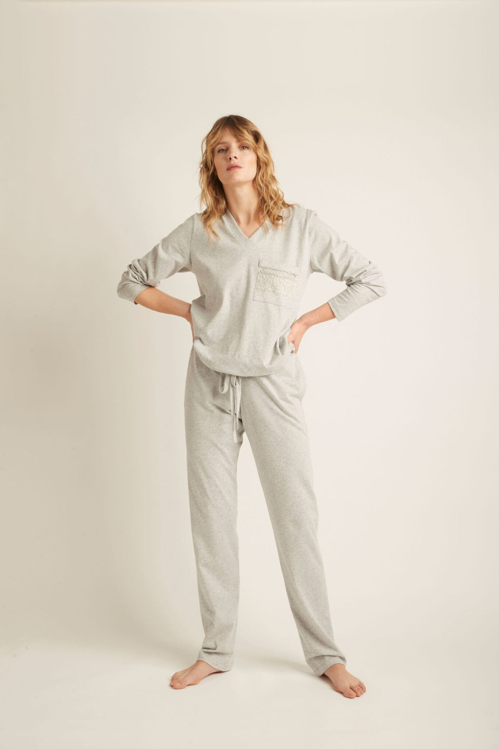 Pyjama's grijs PLUTO