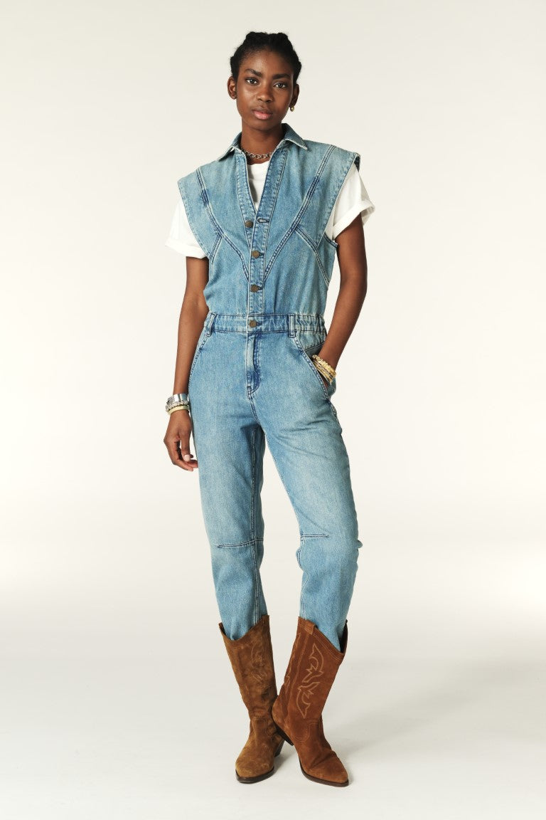 Jumpsuits zonder mouw blauw ba&sh