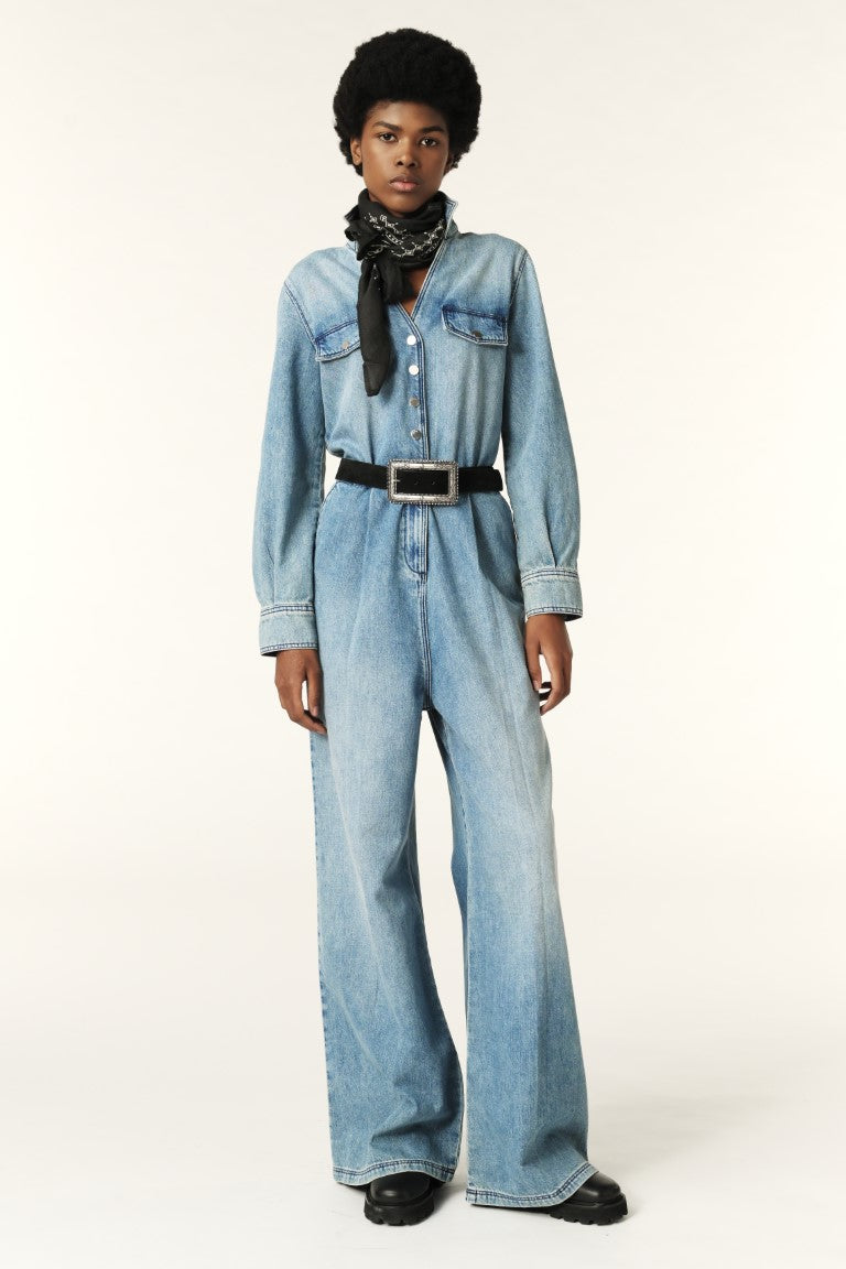 Jumpsuits lange mouw blauw ba&sh