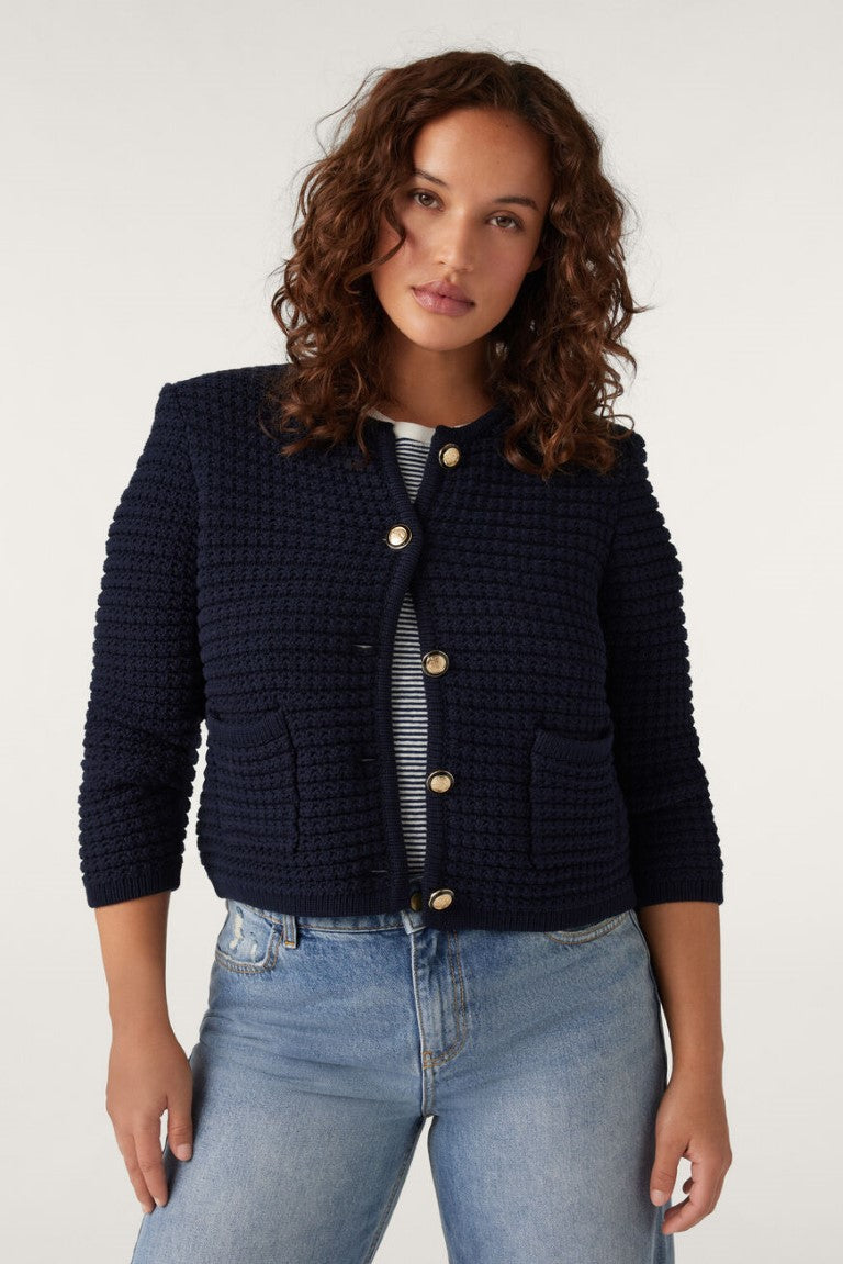 Cardigans navy ba&sh