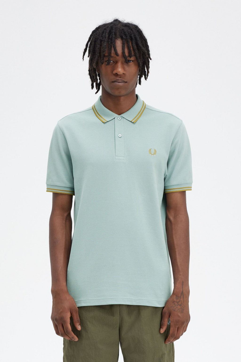 Polo's korte mouw groen Fred Perry