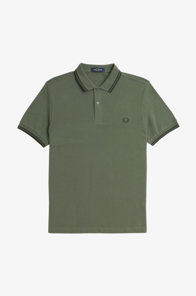 Polo's korte mouw groen Fred Perry