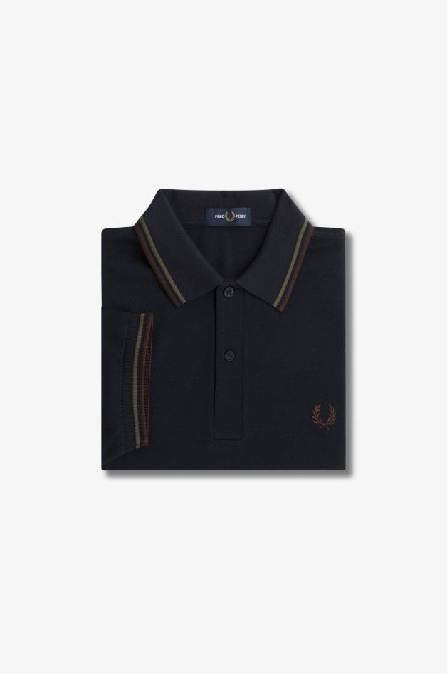 Polo's korte mouw navy Fred Perry