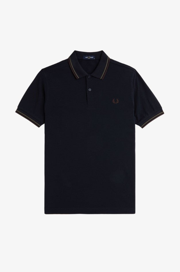 Polo's korte mouw navy Fred Perry
