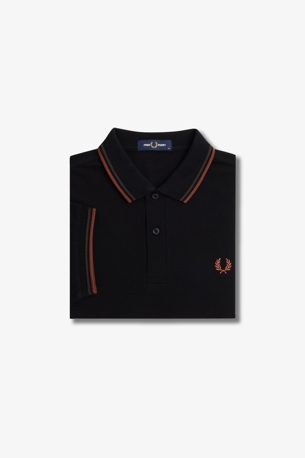 Polo's korte mouw zwart Fred Perry