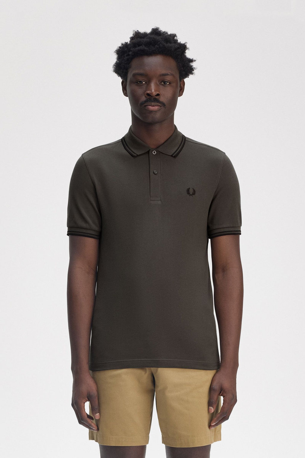 Polo's korte mouw groen Fred Perry