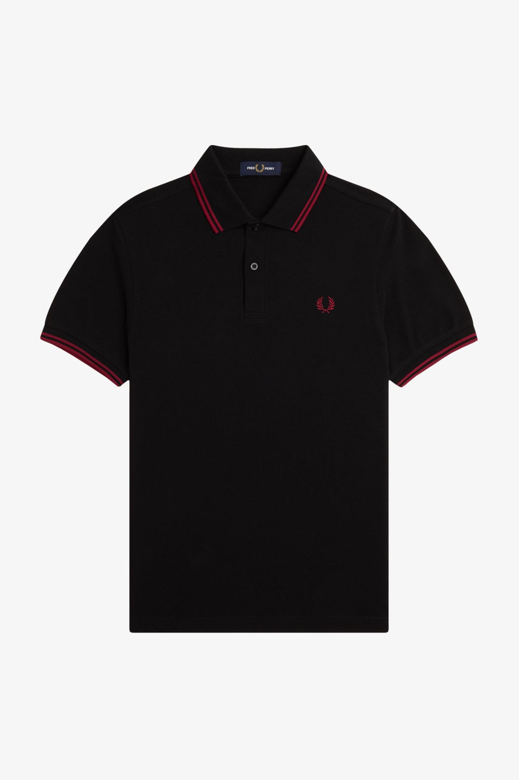 Polo's korte mouw zwart Fred Perry