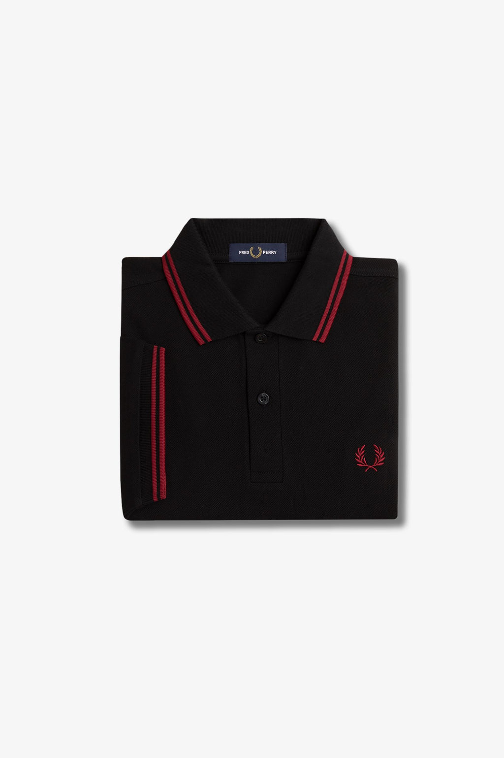 Polo's korte mouw zwart Fred Perry