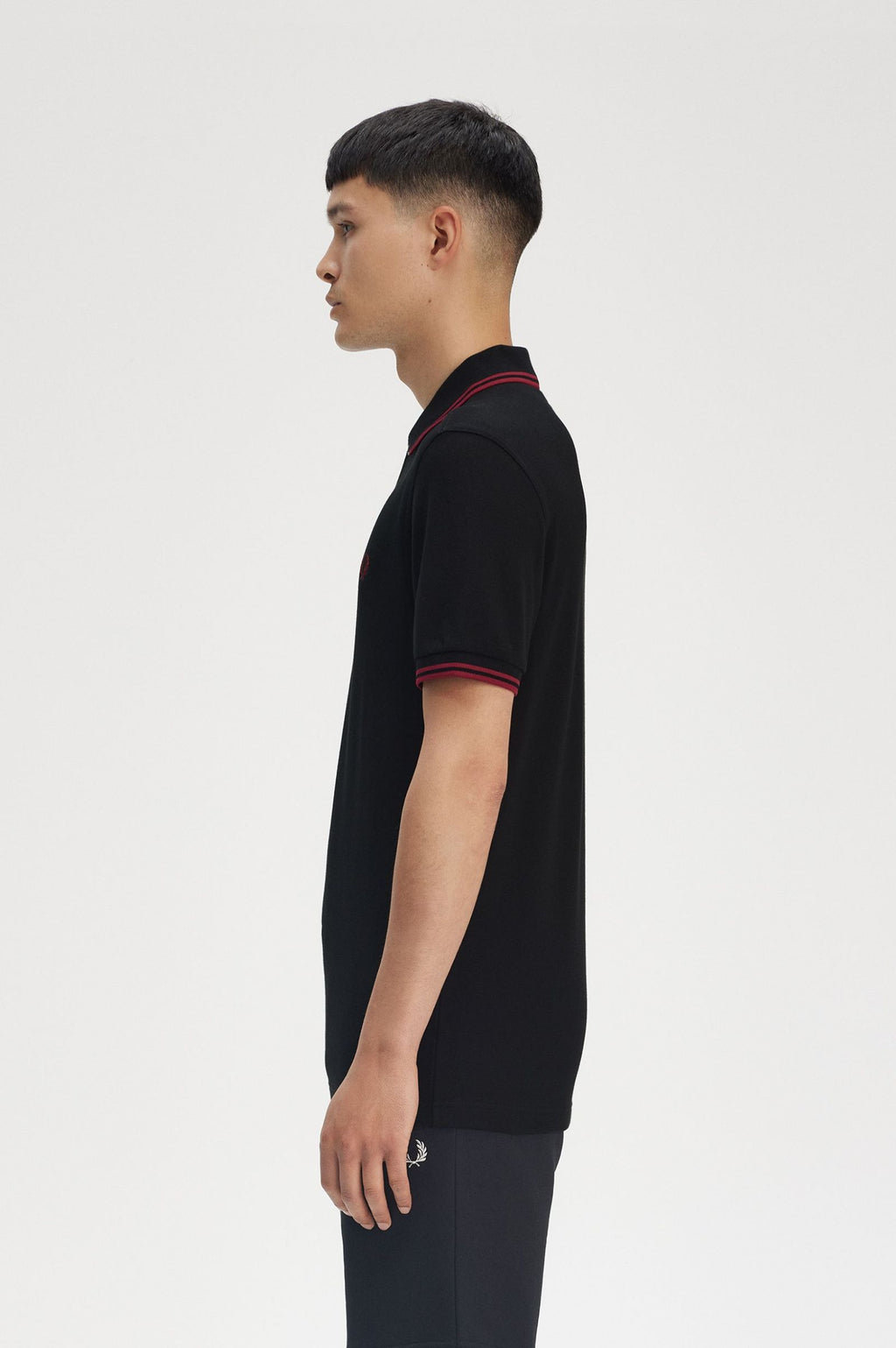 Polo's korte mouw zwart Fred Perry