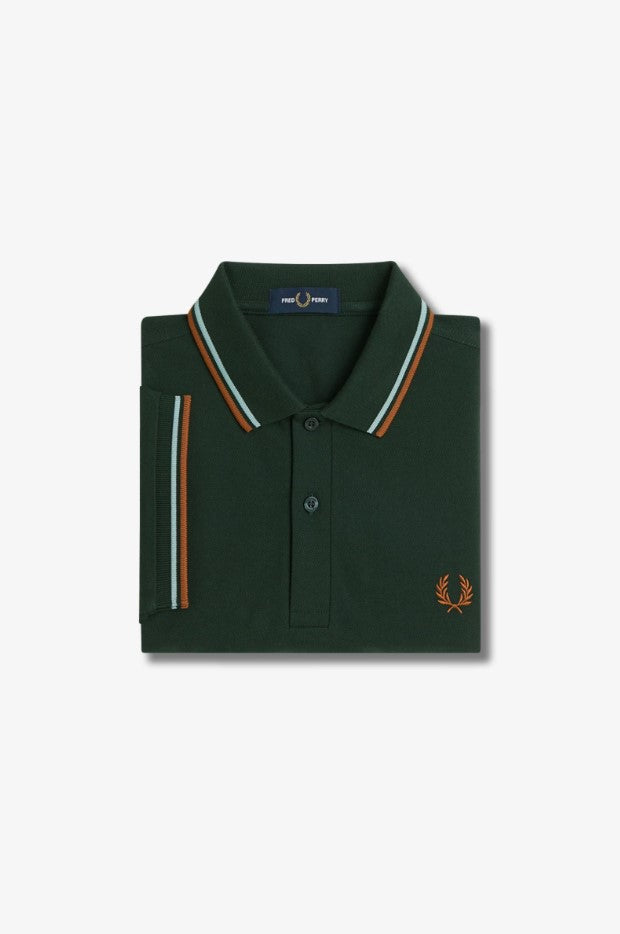 Polo's korte mouw groen Fred Perry