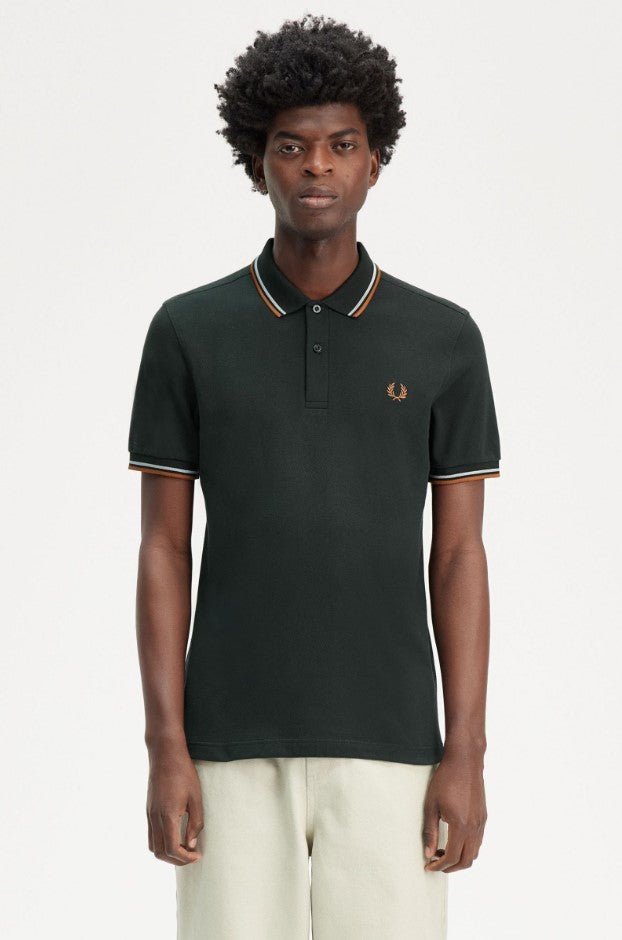 Polo's korte mouw groen Fred Perry