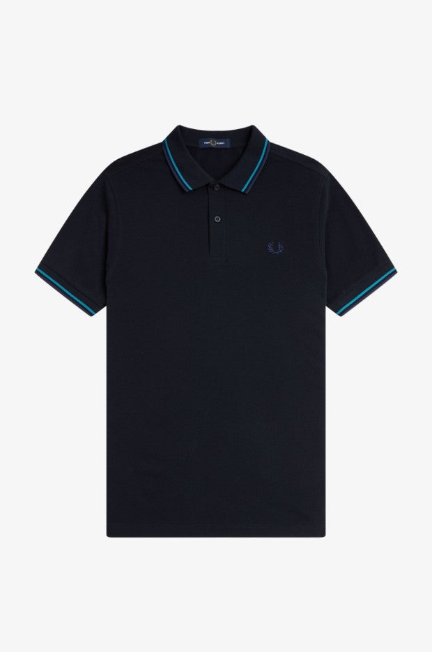 Polo's korte mouw navy Fred Perry