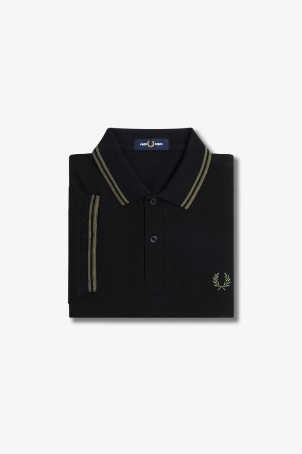 Polo's korte mouw zwart Fred Perry