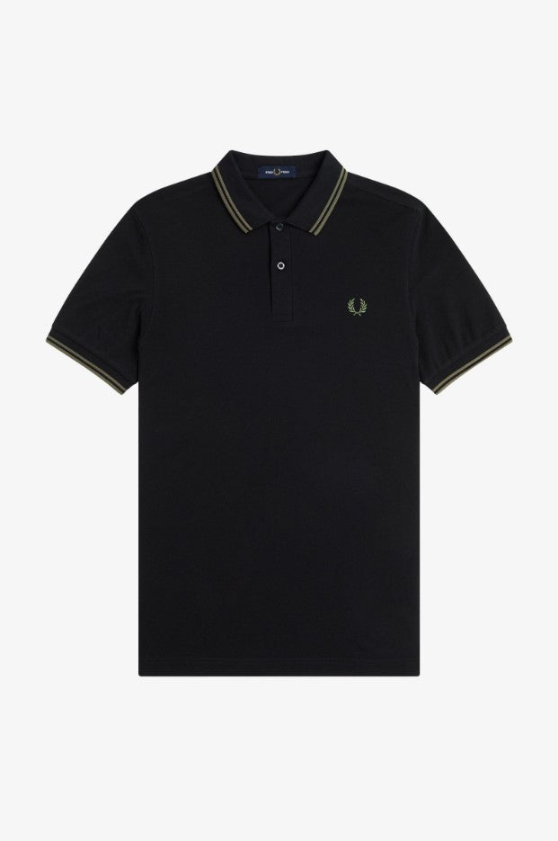 Polo's korte mouw zwart Fred Perry