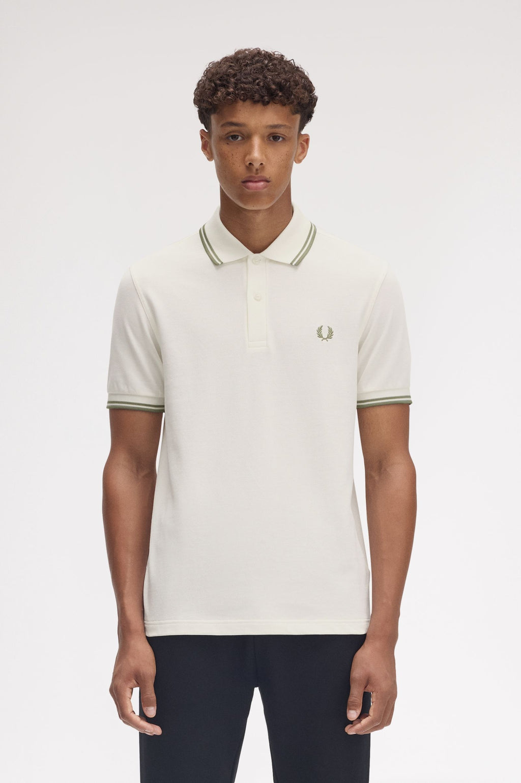 Polo's korte mouw wit Fred Perry