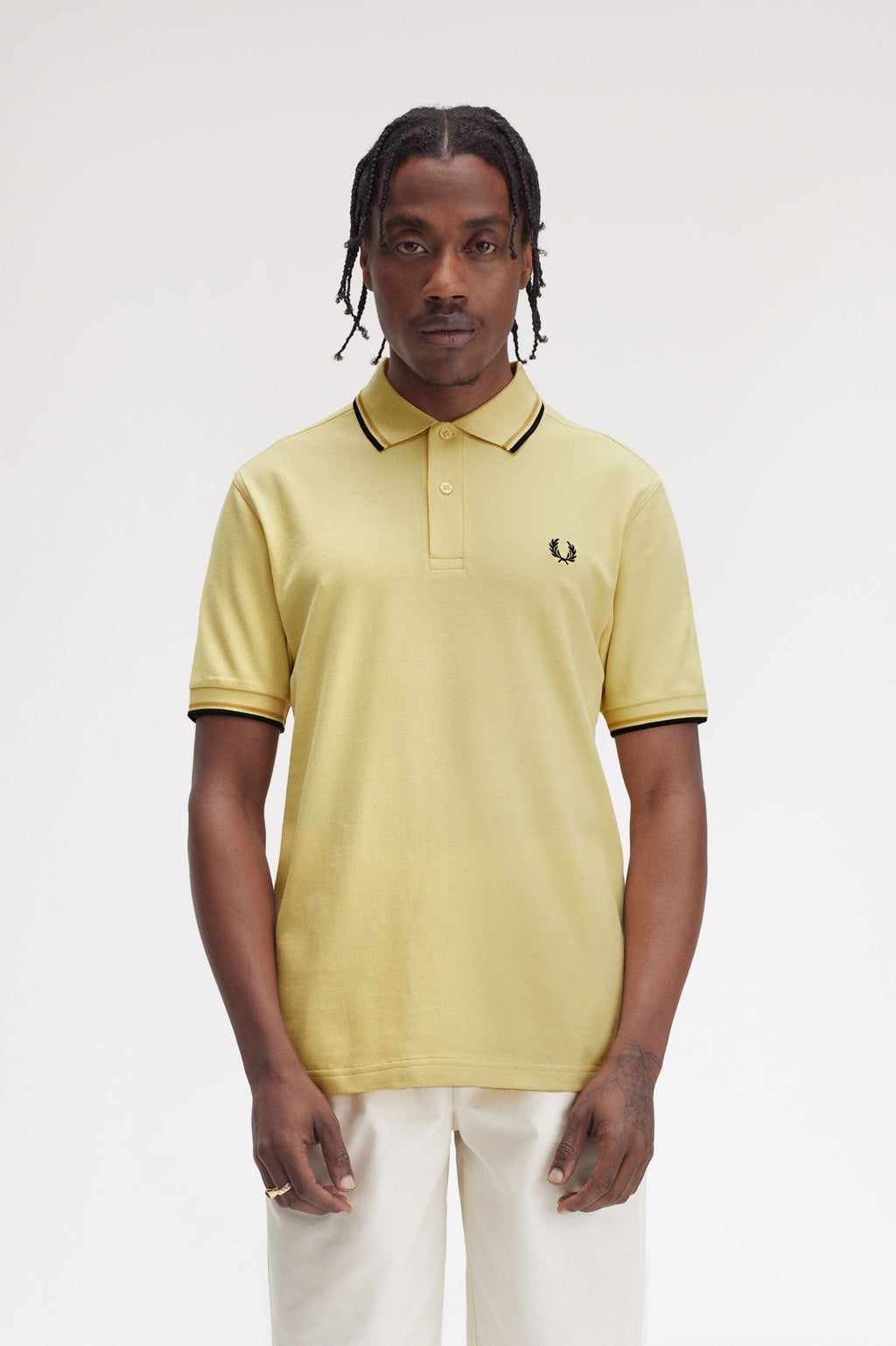 Polo's korte mouw geel Fred Perry