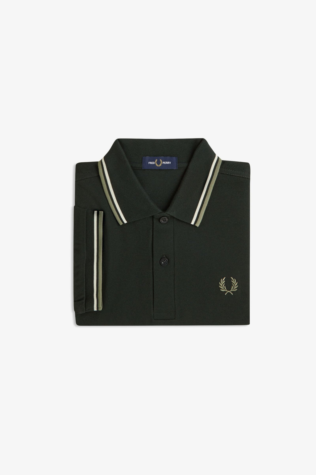 Polo's korte mouw groen Fred Perry