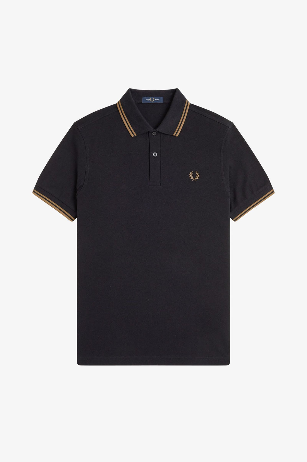 Polo's korte mouw zwart Fred Perry