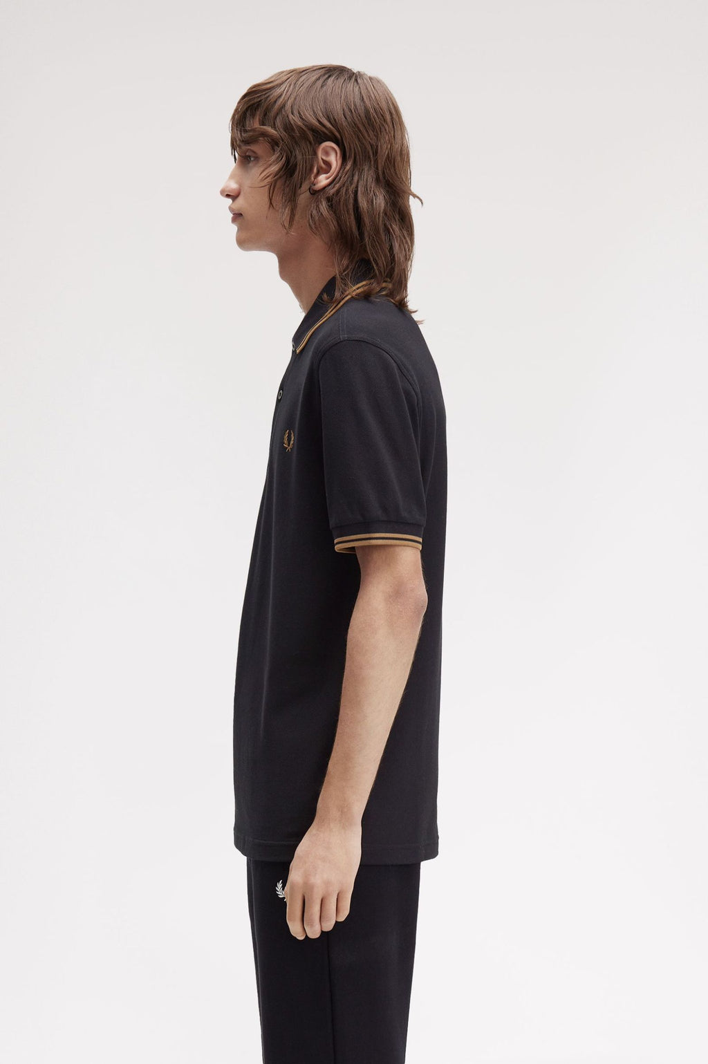 Polo's korte mouw zwart Fred Perry