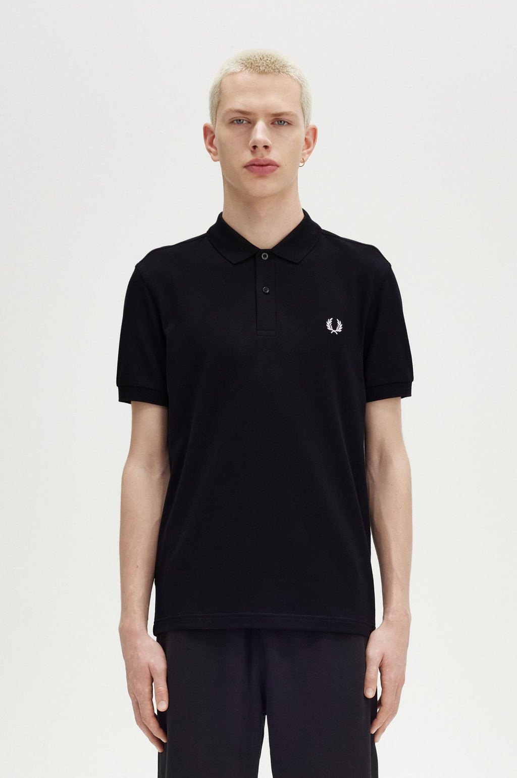 Polo's korte mouw zwart Fred Perry