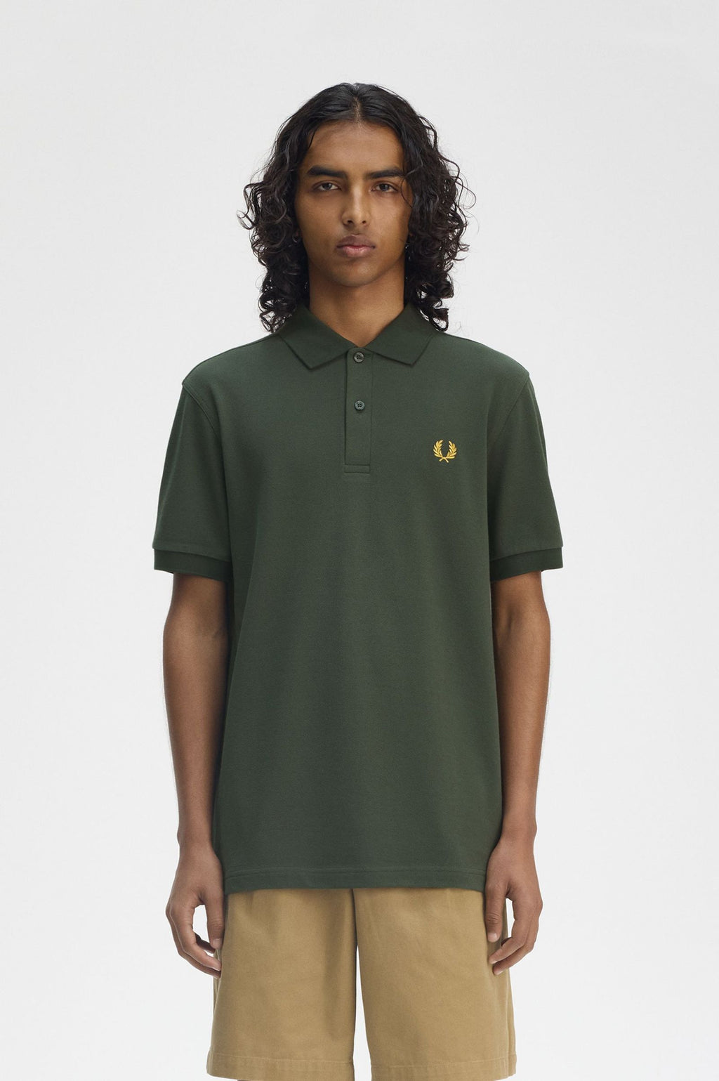 Polo's korte mouw groen Fred Perry