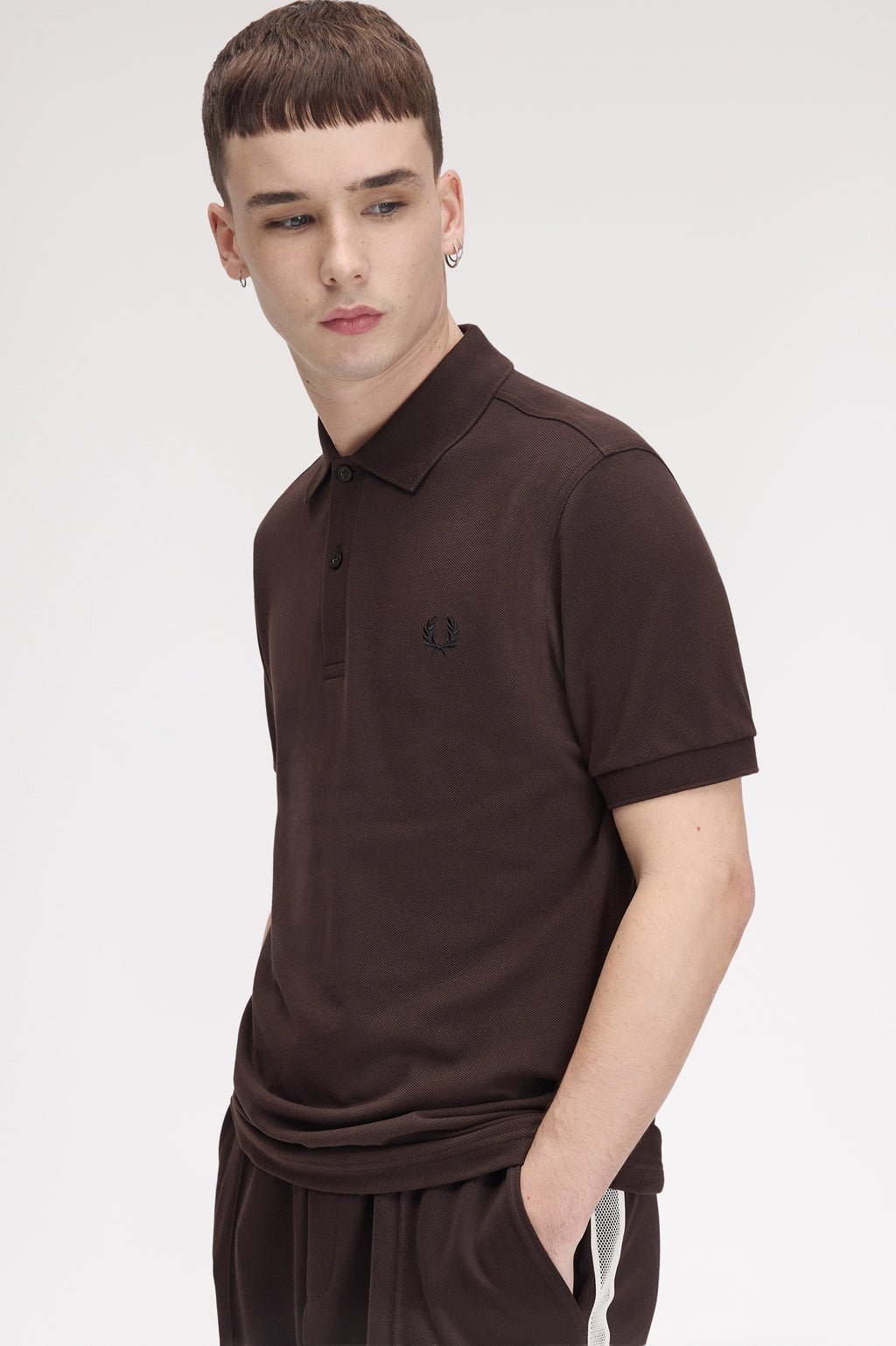 Polo's korte mouw bruin Fred Perry