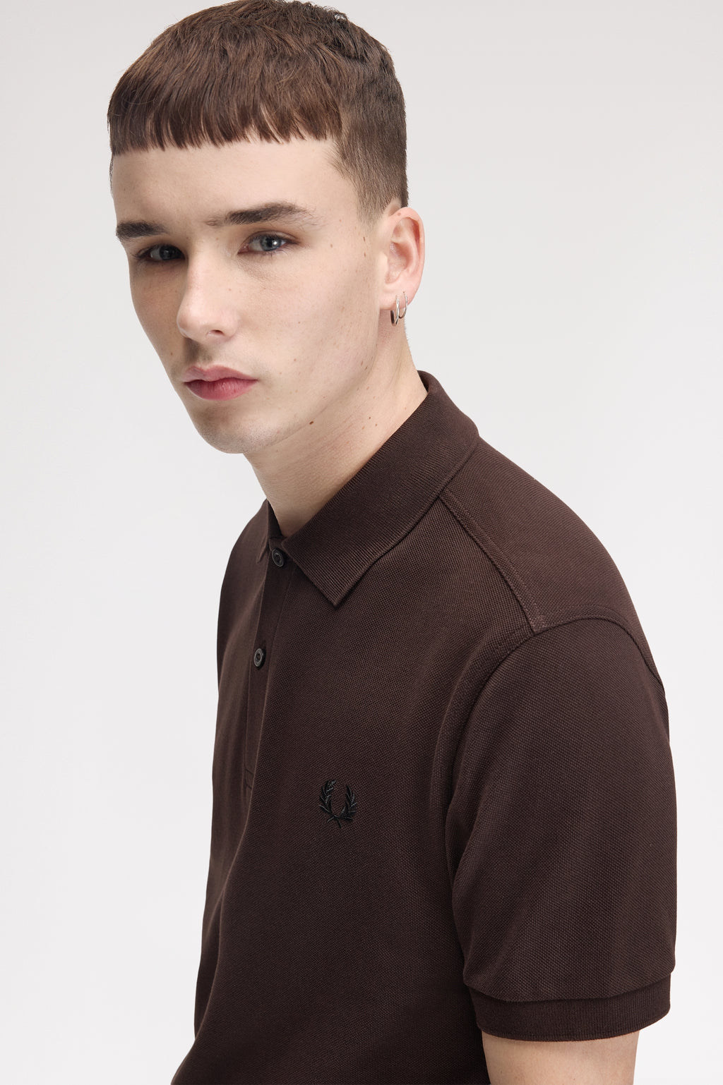 Polo's korte mouw bruin Fred Perry