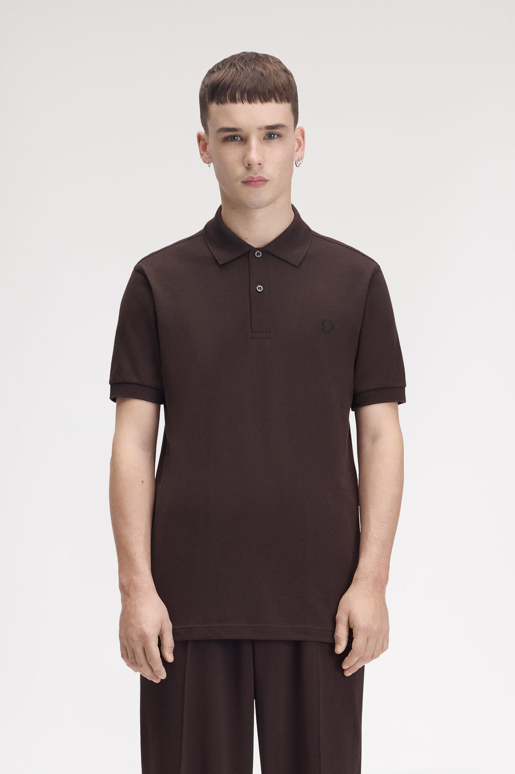 Polo's korte mouw bruin Fred Perry