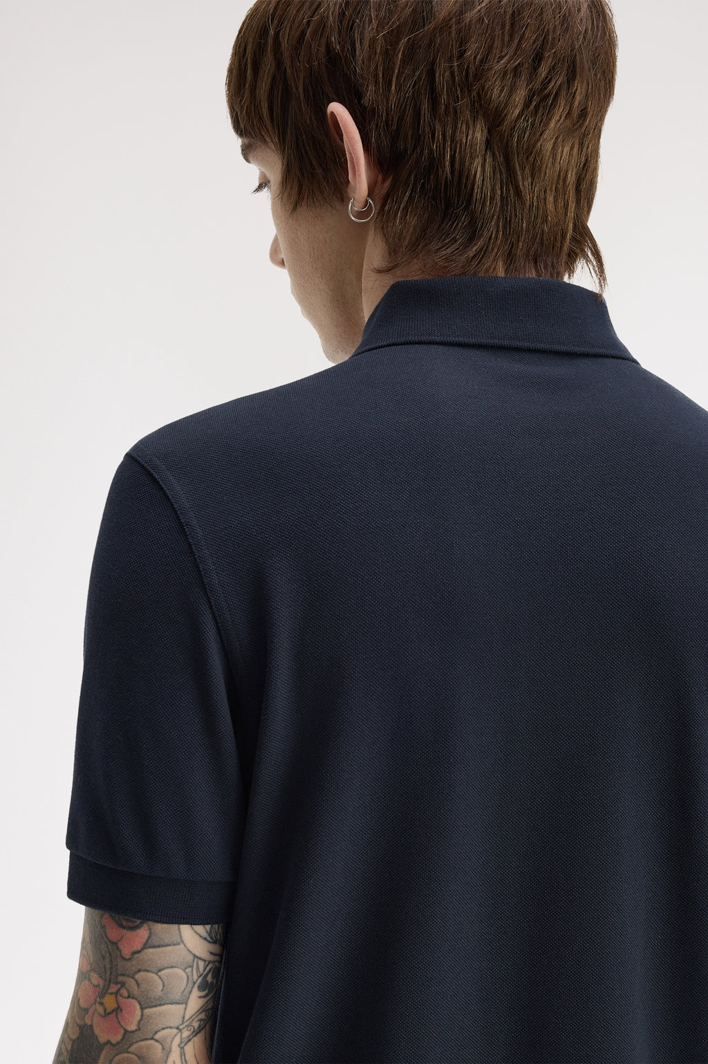 Polo's lange mouw navy Fred Perry