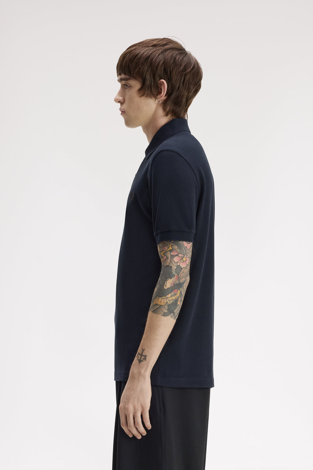 Polo's lange mouw navy Fred Perry