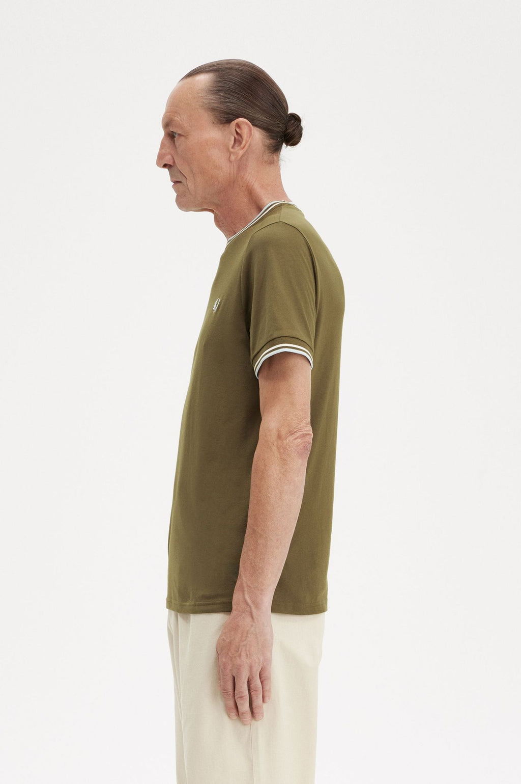 T-shirts korte mouw groen Fred Perry