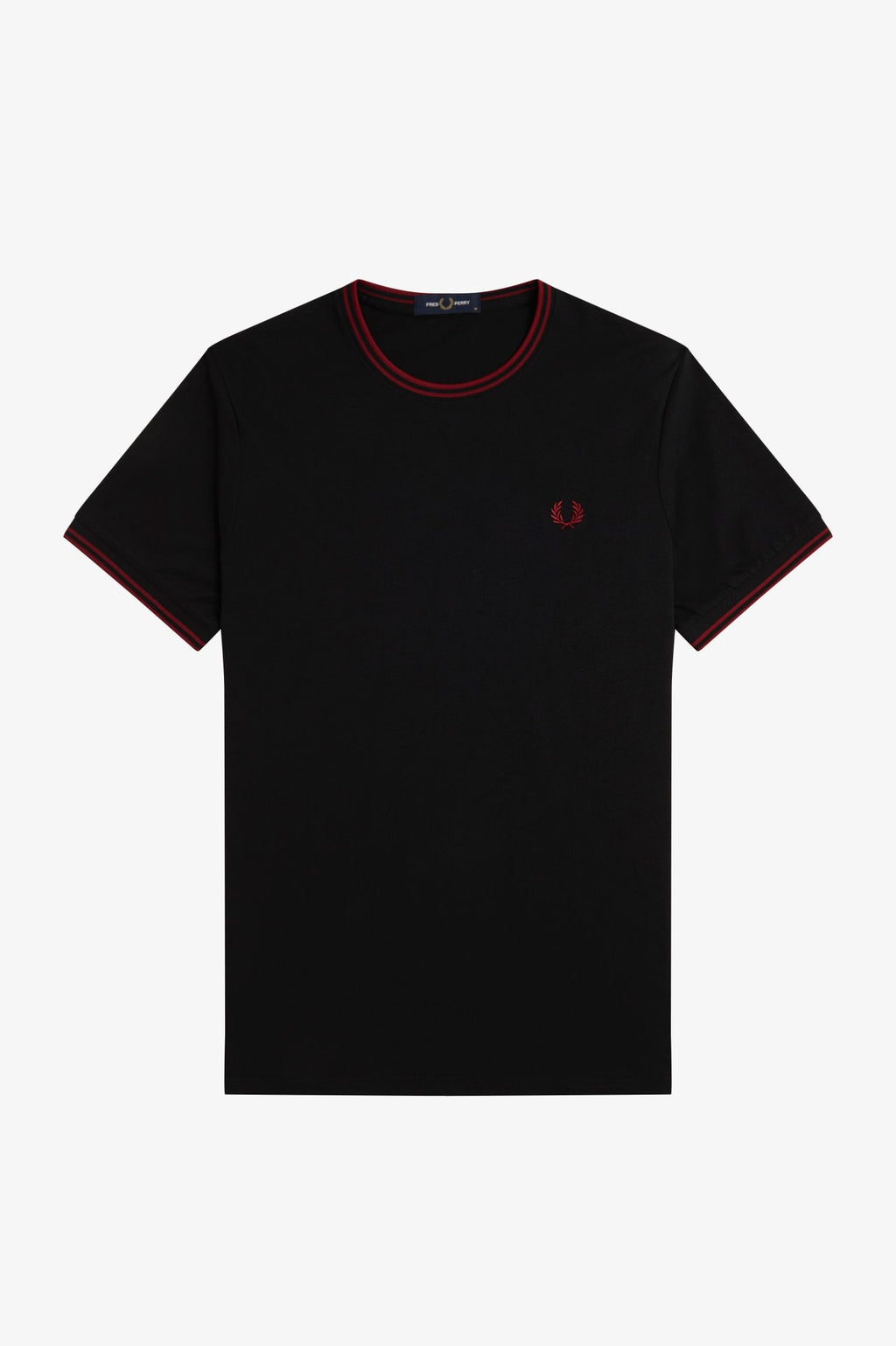 T-shirts korte mouw zwart Fred Perry