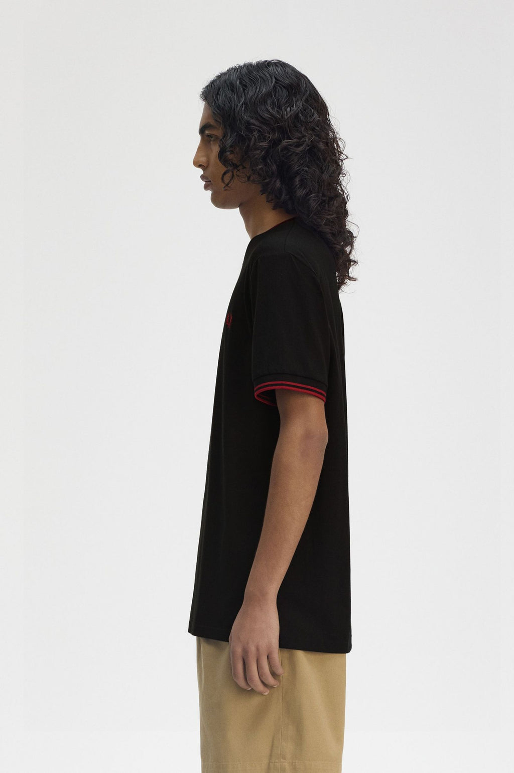 T-shirts korte mouw zwart Fred Perry