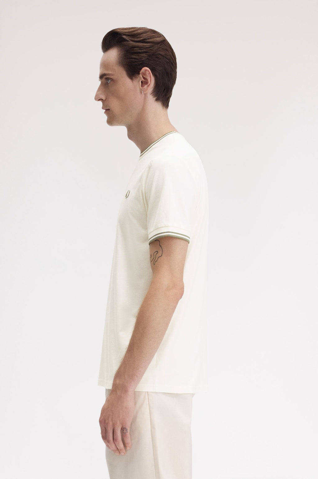 T-shirts korte mouw beige Fred Perry