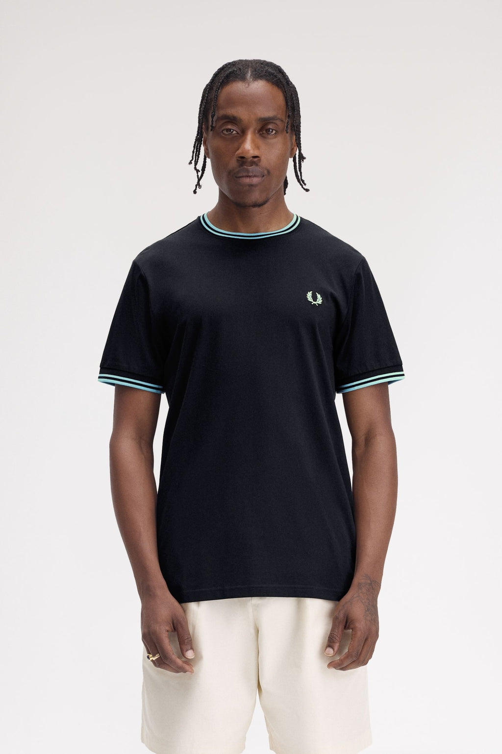 T-shirts korte mouw navy Fred Perry